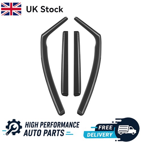 4pcs wind deflectors tinted - 4pcs,