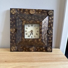 Wall Clock Art Deco Square