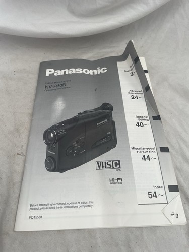 Panasonic r30b vhs - panasonic, nv-r30b