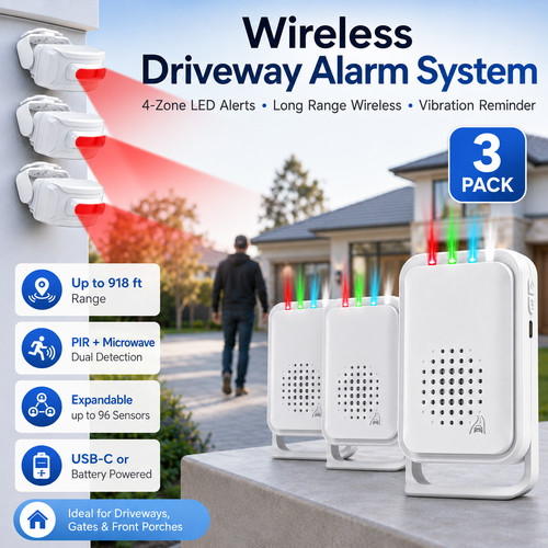 3pk pir driveway - 3pk,