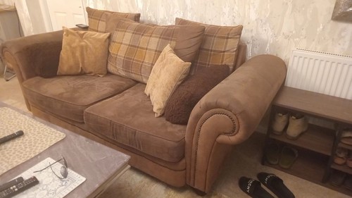 Scs peice sofa suite with - peice,