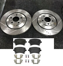 REAR BRAKE DISC CROSS DRILLED