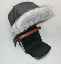 Pram Fur Hood Trim Accessories