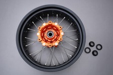 Orange Supermoto Spoked Rim / Rear Wheel KTM SMC / SMC-R 690 2008-2019 5"x17"