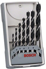 Bosch 2607017034 3/4/5/6/7/8/10 mm X-Pro Wood Drill Bit Set
