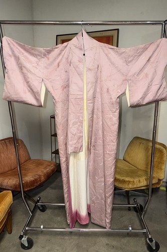 Vintage japanese silk kimono - japanese,
