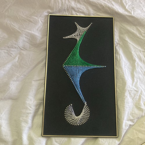 Vintage nail string sea - string, horse