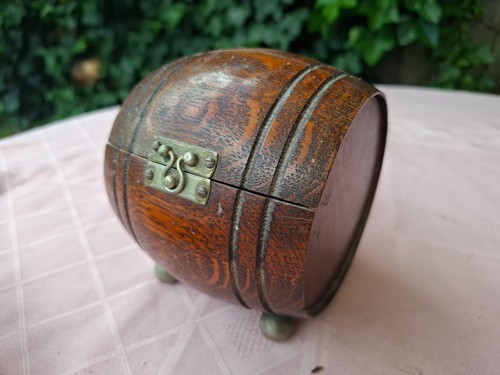 Antique victorian oak barrel - victorian,