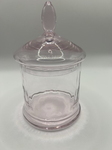 Vintage retro light - pink, glass