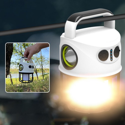 Led portable camping torch usb - led,