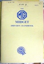 MG Midget Car Drivers Handbook