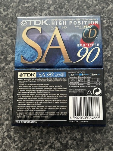 Tdk sa90 type 2 chrome - x, ii