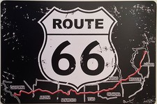 RETRO METAL WALL SIGN TIN