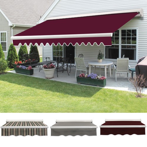 Half cassette electric awning - electric,