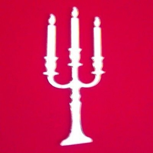 Candelabra shaped acrylic - candelabra,