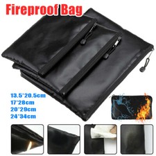 Fireproof Document Bag Waterproof Money Box Safe Cash File Folder Protect Pouch
