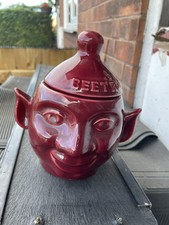vintage ceramic beetroot face