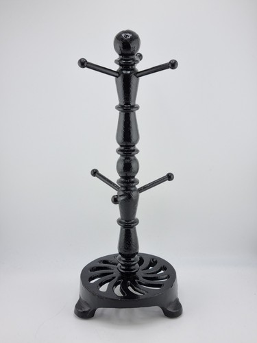 Vintage cast iron mug tree - vintage,
