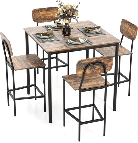 Bar height table - table, and
