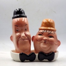 BESWICK 1950s Laurel & Hardy CRUET SET