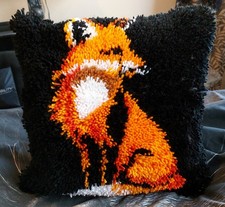 Fluffy Fox Cushion with Pad