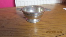 PEWTER SCOTTISH QUAICH OR FRIENDSHIP CUP ---CELTIC DESIGN.