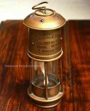 Antique Brass 7" Miner Oil