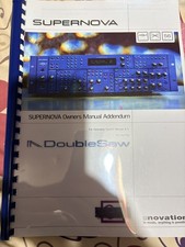 Novation Supernova manual. OS