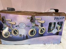 FROZEN Girls Training Balance Bike 2-in-1 Toddler 10"  + Stabilisers & Pedals
