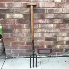 Vintage Antique garden farm border ladies fork