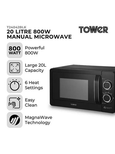 Tower 800w 20l manual - tower,