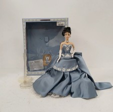 Wedgwood Barbie Blue Collectors Doll Harrods Limited Edition Boxed with Stand