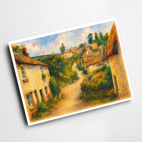 Print holcombe village - print,