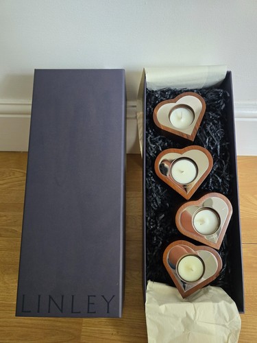 David linley heart candle - candle, set