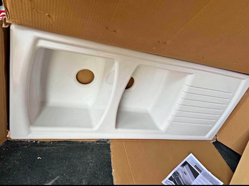 White gloss ceramic inset - white,