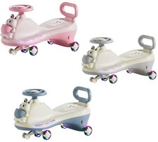 Children’s Wiggle Twister Ride-On Car – LED Wheels No Pedals, Indoor/Outdoor Fun