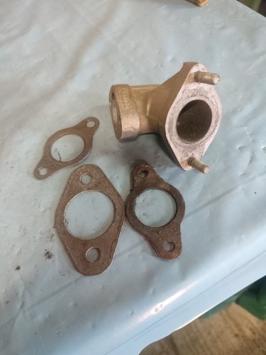 Muffler manifold for piaggio - manifold,