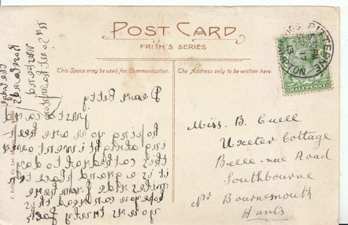 Family history postcard - postcard,