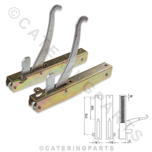 Hi01r hi02l pair of hinges - pair,