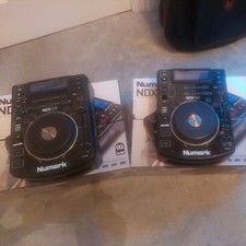 2 X Numark NDX500 USB/CD Media