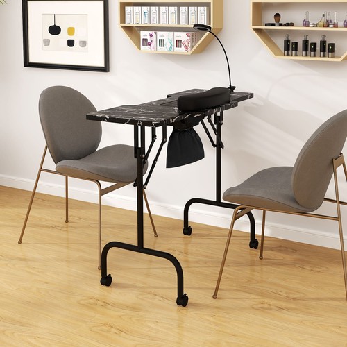 Black nail technician table - technician,