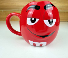 M&M 3D Face Mug Oversized Red Collectable M&M's World 2015 Large Cup