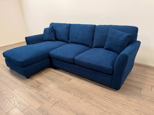 Aleeza navy blue fabric left - blue,