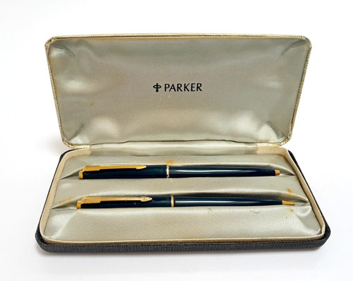 Vintage boxed blue parker - vintage,