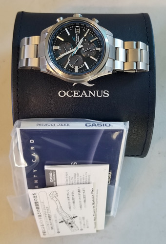 Casio oceanus ocw t4000 - oceanus, ocw-t4000-1ajf