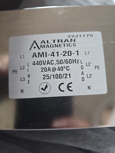 Filter emi 440v 3ph - -,