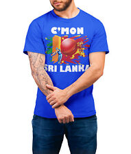 Cmon SRI LANKA Cricket  Cotton T-Shirt Mens Womens Kids Jersey Flag kit