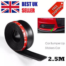 Universal Car Lip Skirt Protector Rubber Splitter Front Bumper Spoiler Side 2.5M