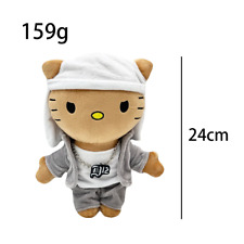 Hello Selena Eminem Plush Doll White Hat Boy Figure Stuffed Toys Cute Cat Boys G