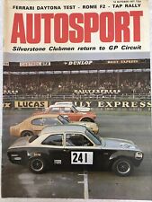 Autosport Magazine 14 October 1971 Peterson Wins Vallelunga F2 Test Ferrari 365